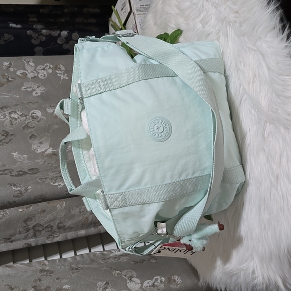 Kipling Adara Duo Willow Green Tote Bag - Picture 1 of 11
